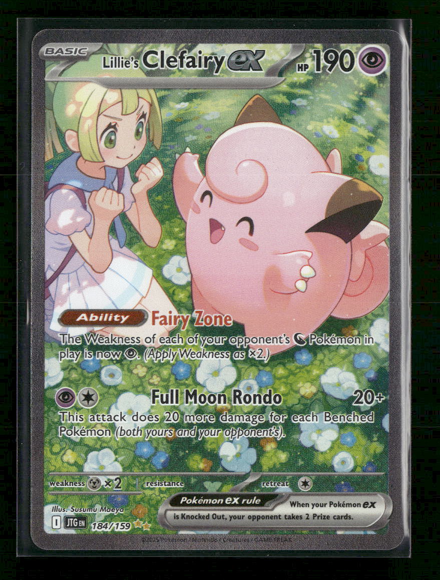SV09: Journey Together Lillie's Clefairy ex #184/159