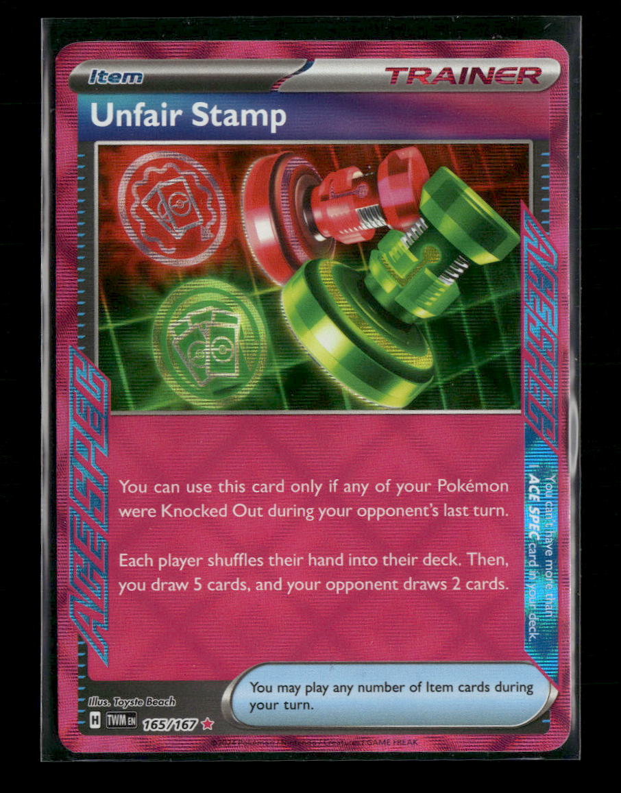 SV06: Twilight Masquerade Unfair Stamp #165/167