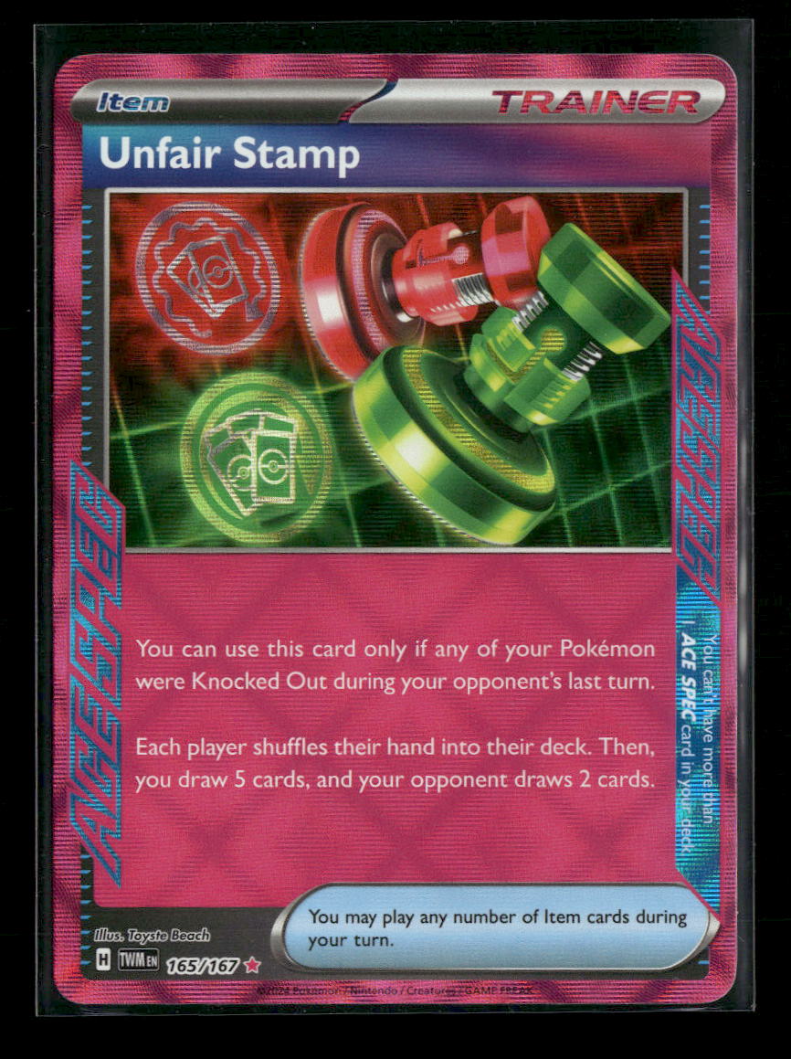 SV06: Twilight Masquerade Unfair Stamp #165/167