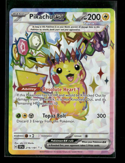 SV08: Surging Sparks Pikachu ex #219/191