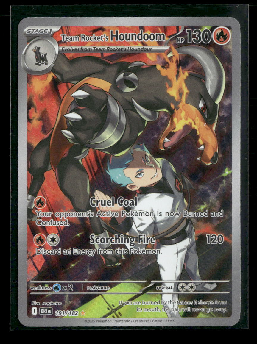 SV10: Destined Rivals Team Rocket's Houndoom #191/182