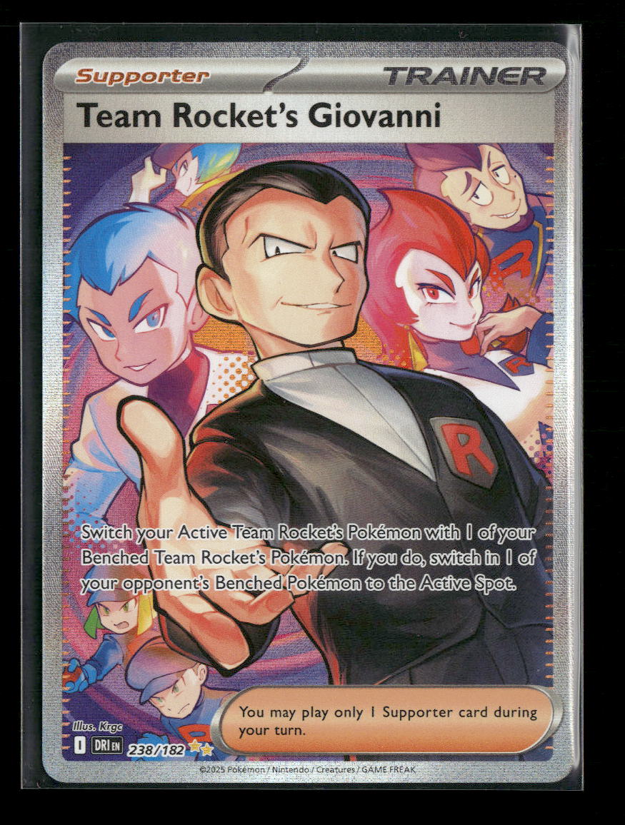 SV10: Destined Rivals Team Rocket's Giovanni #238/182
