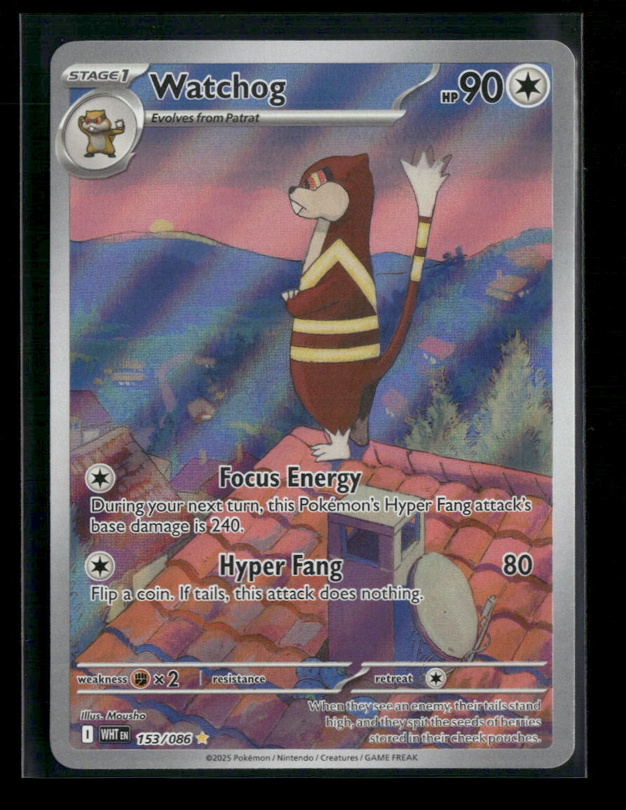 SV: White Flare Watchog #153/086