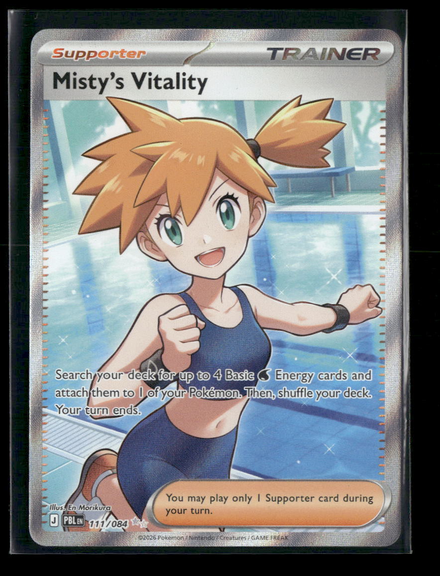 ME05: Pitch Black Misty's Vitality #111/084