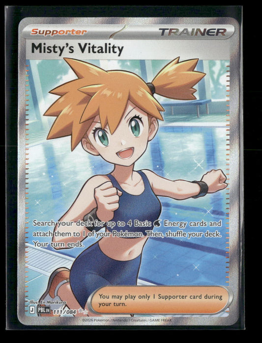 ME05: Pitch Black Misty's Vitality #111/084