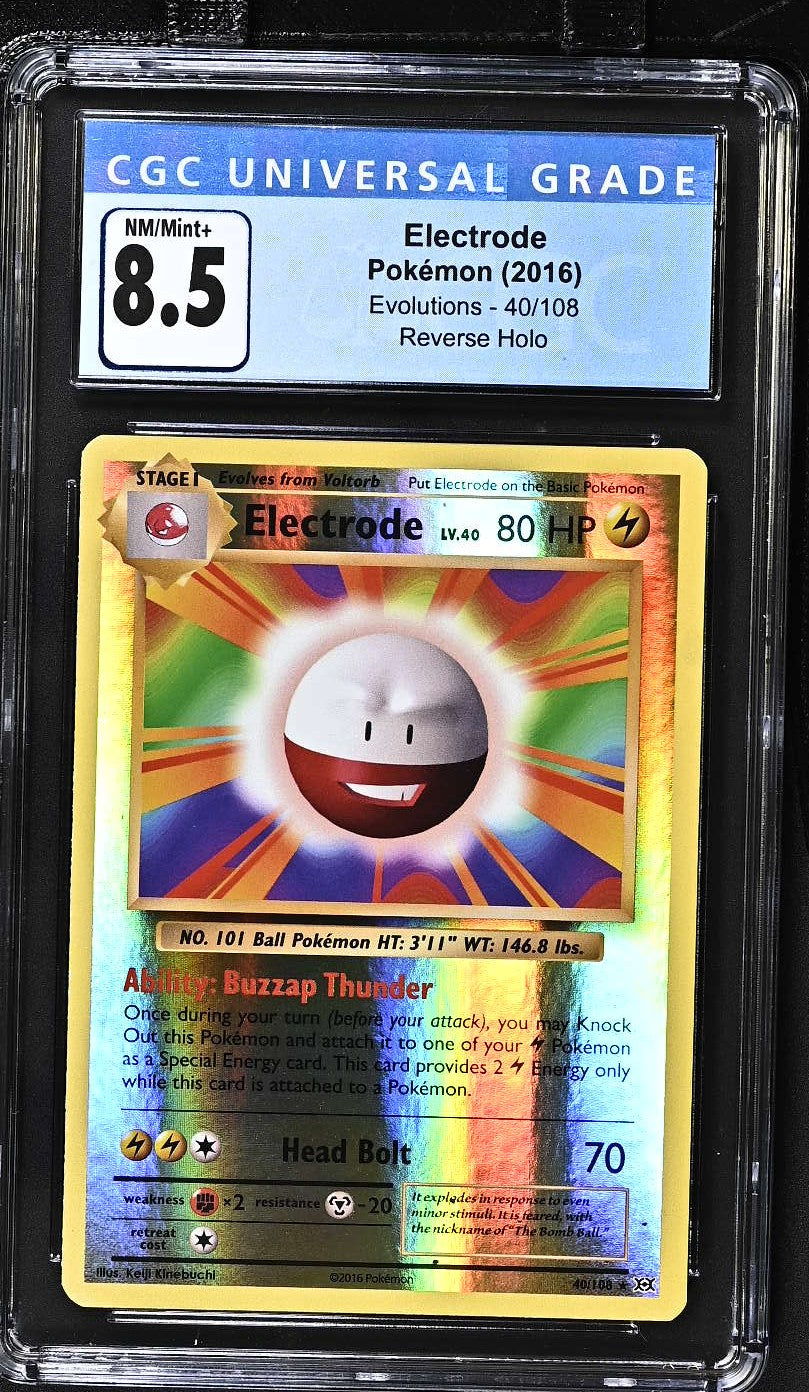 2016 XY Evolutions Electrode 8.5 CGC #40/108