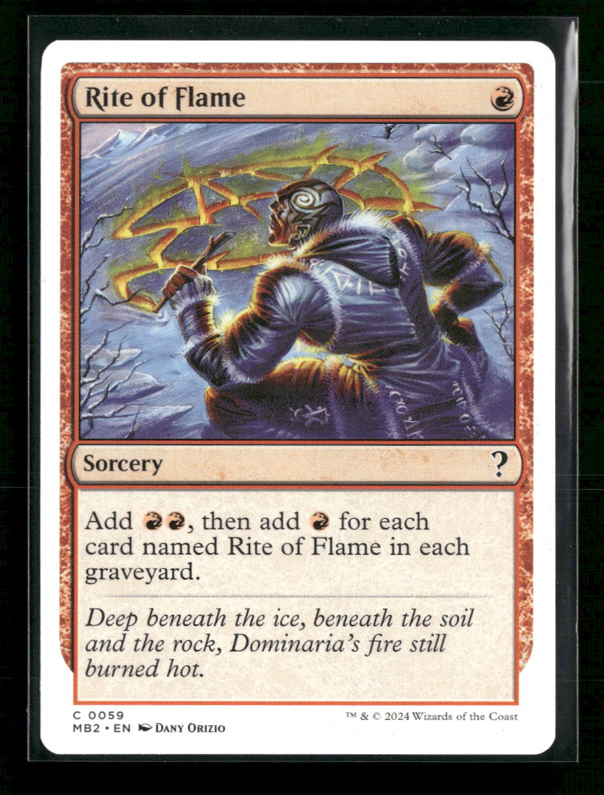 Mystery Booster 2 Rite of Flame (White Border) #59