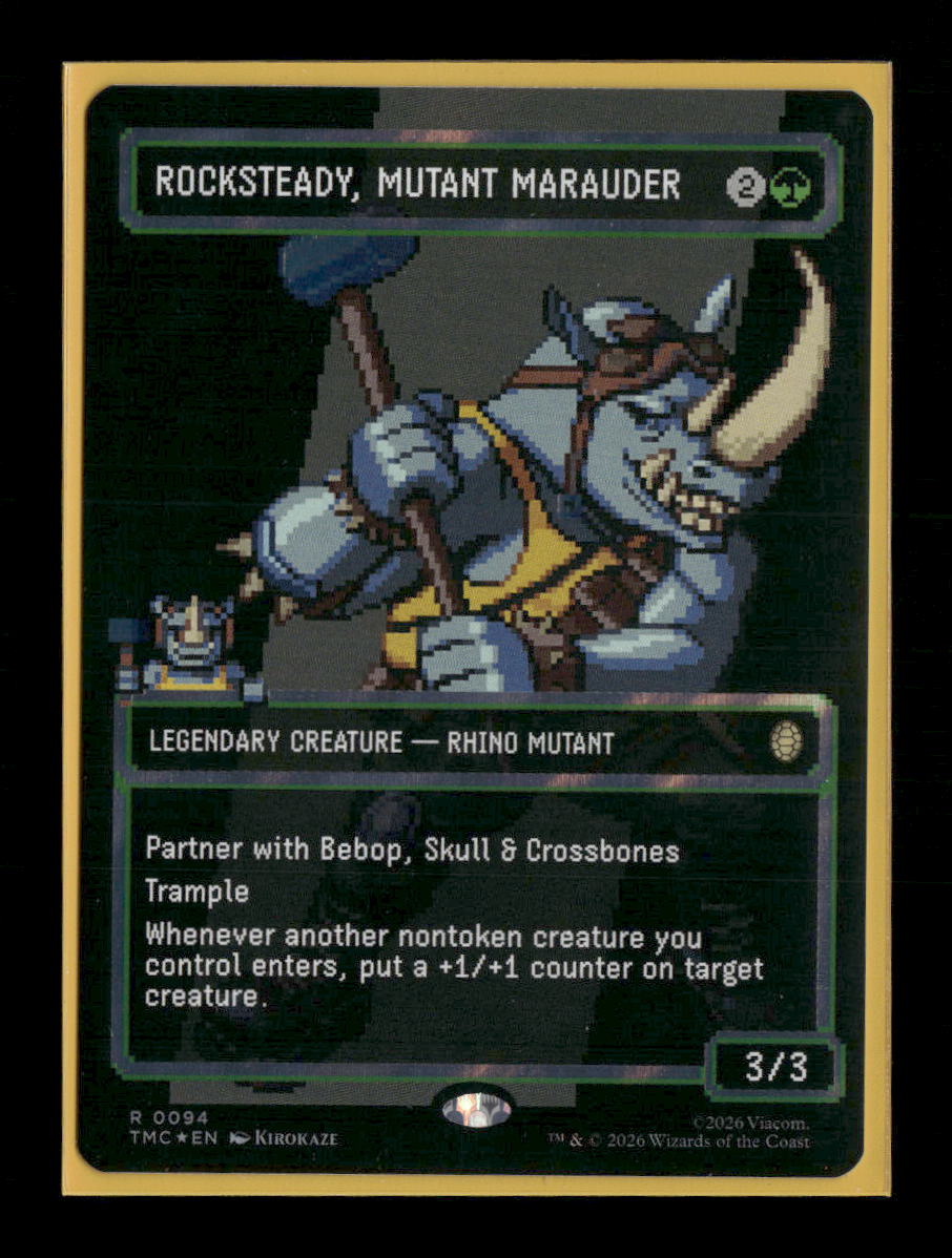 Teenage Mutant Ninja Turtles Rocksteady, Mutant Marauder (Surge Foil) #94