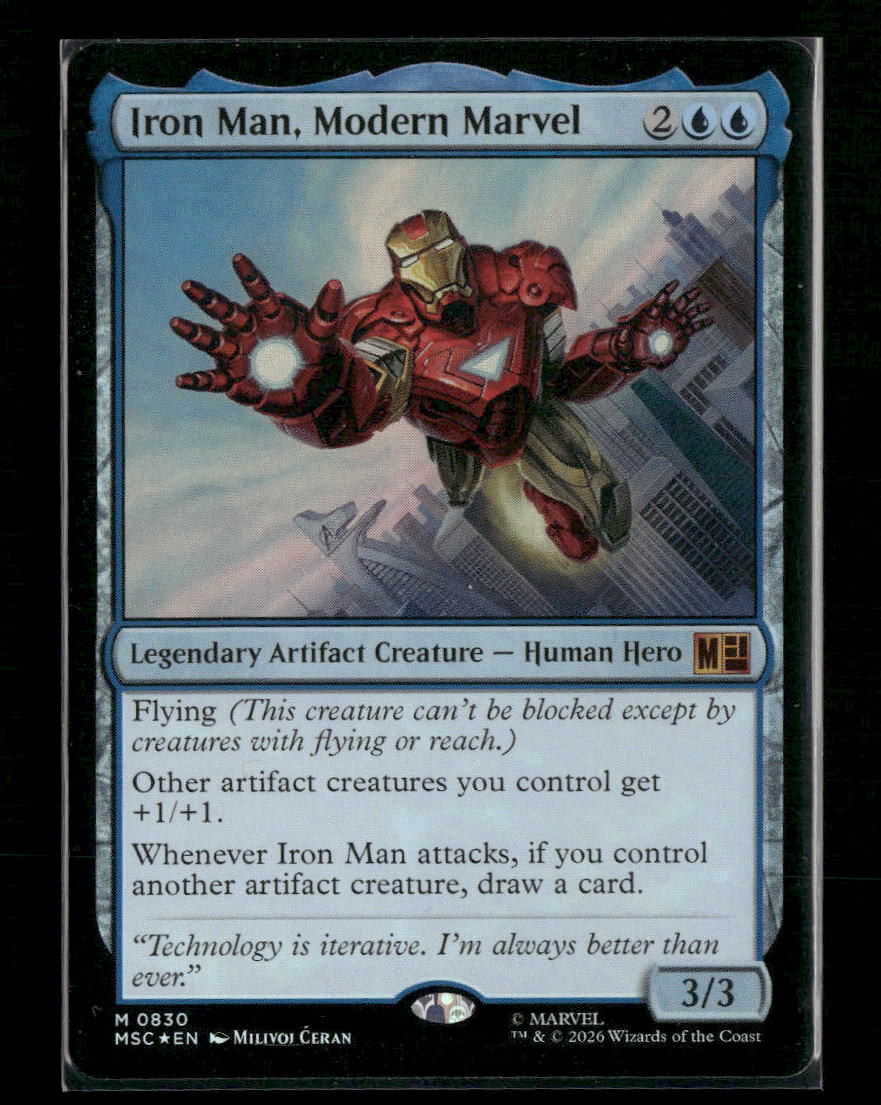 Commander: Marvel Super Heroes Iron Man, Modern Marvel Foil #830