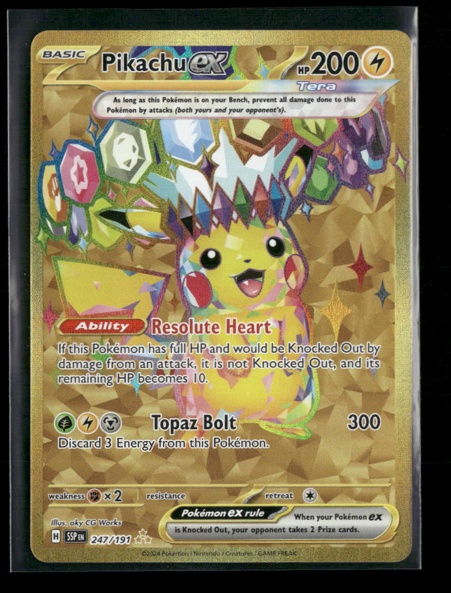 SV08: Surging Sparks Pikachu ex #247/191