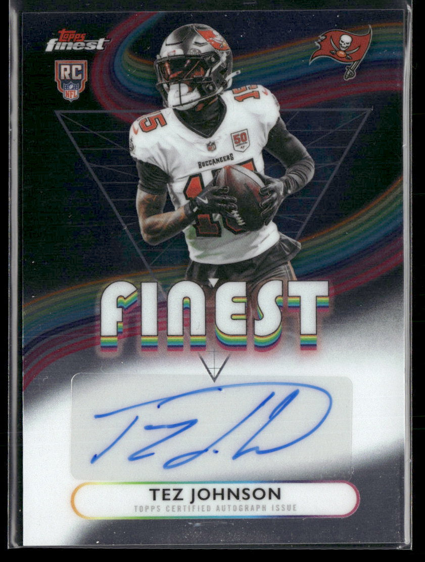 2025 Finest Rookie Finest Autographs Tez Johnson Auto #RFA-TZJ