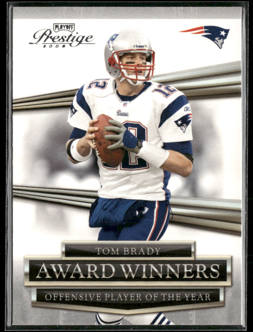2008 Playoff Prestige Award Winners Tom Brady #AW-4