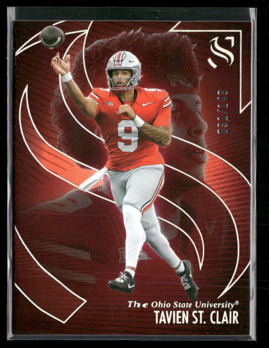 2025 Panini Silhouette Holo Silver Tavien St. Clair #/149 #12