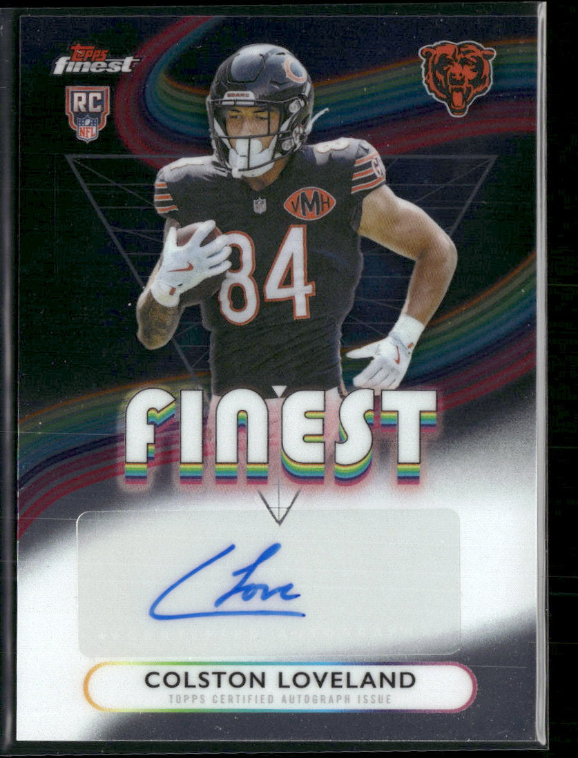 2025 Finest Rookie Finest Autographs Colston Loveland Auto #RFA-CL