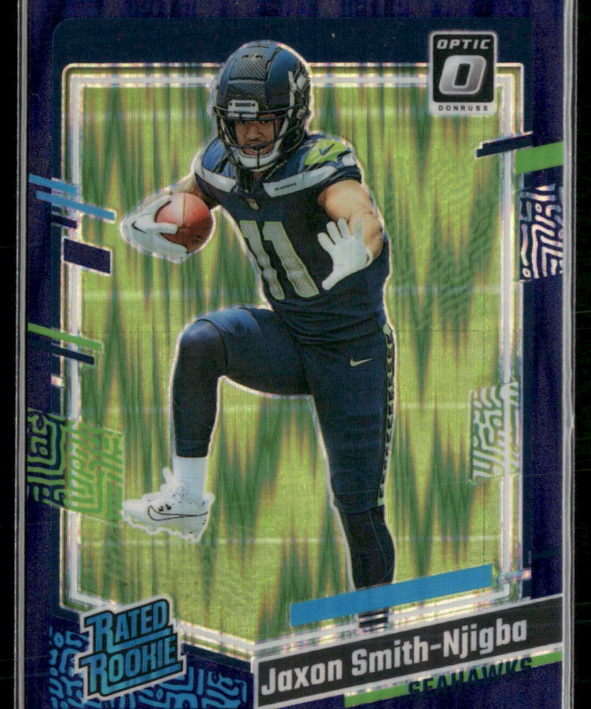 2023 Donruss Optic Purple Shock Jaxon Smith-Njigba Rookie #293