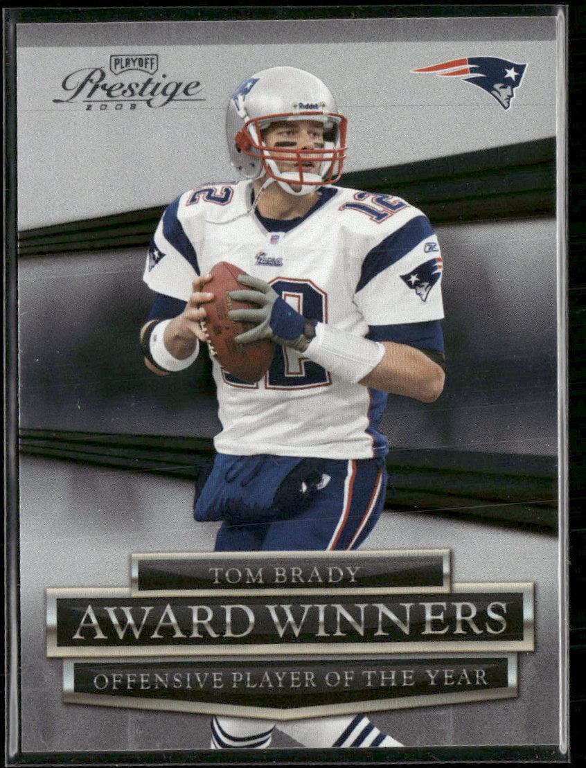 2008 Playoff Prestige Award Winners Foil Tom Brady #/100 #AW-4