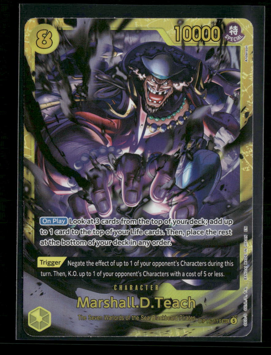 The Time of Battle Marshall.D.Teach (119) #OP16-119