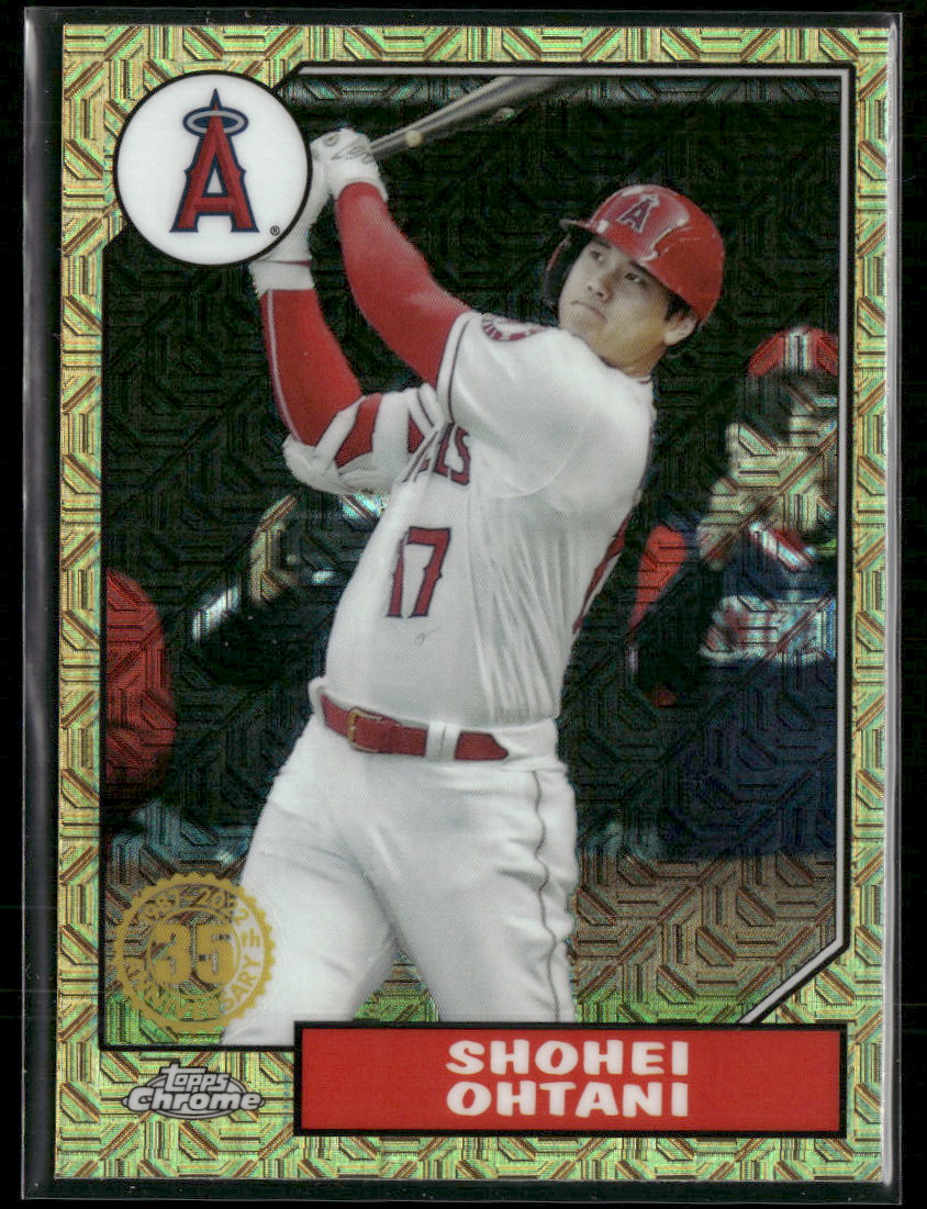 2022 Topps 1987 Baseball 35th Anniversary Chrome Shohei Ohtani #T87C-1