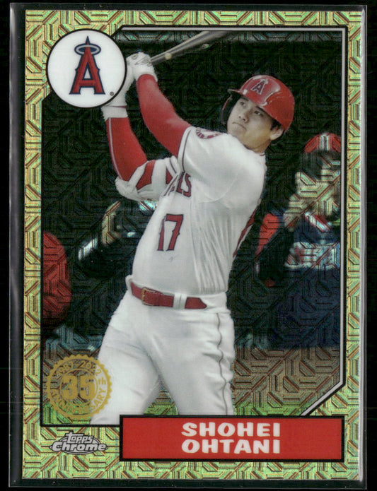 2022 Topps 1987 Baseball 35th Anniversary Chrome Shohei Ohtani #T87C-1