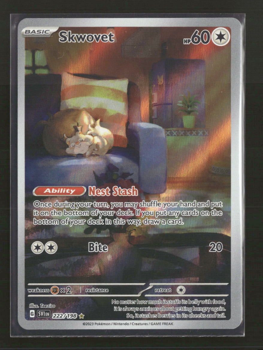 SV01: Scarlet & Violet Base Set Skwovet #222/198
