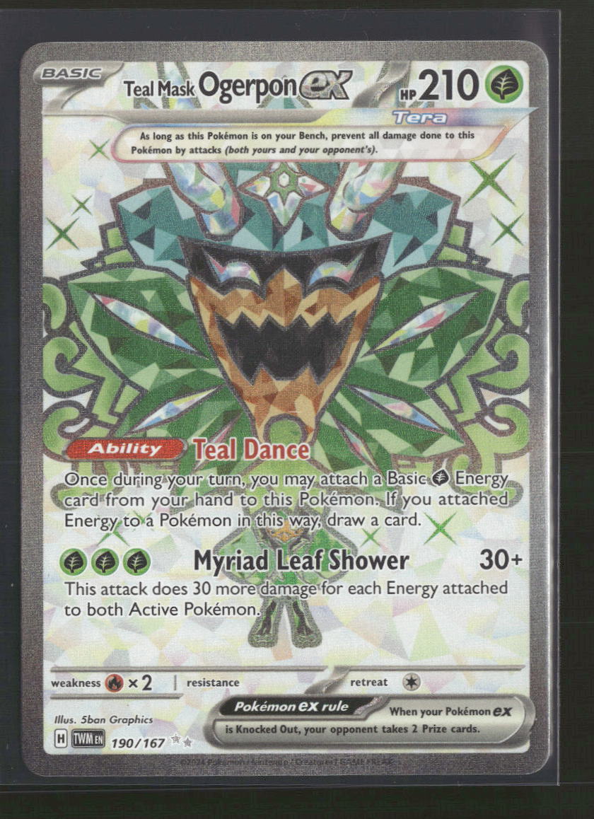 SV06: Twilight Masquerade Teal Mask Ogerpon ex #190/167