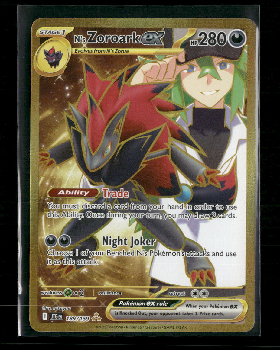 SV09: Journey Together N's Zoroark ex #189/159