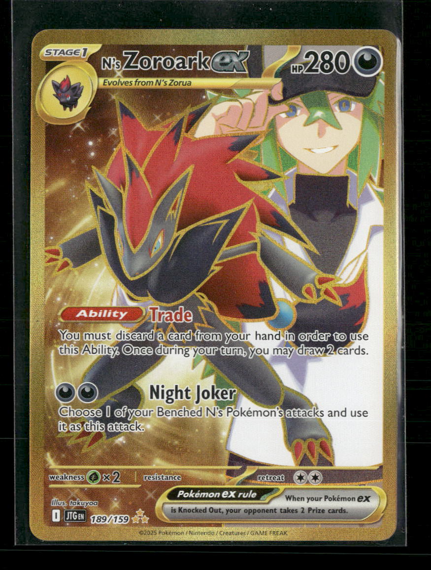 SV09: Journey Together N's Zoroark ex #189/159