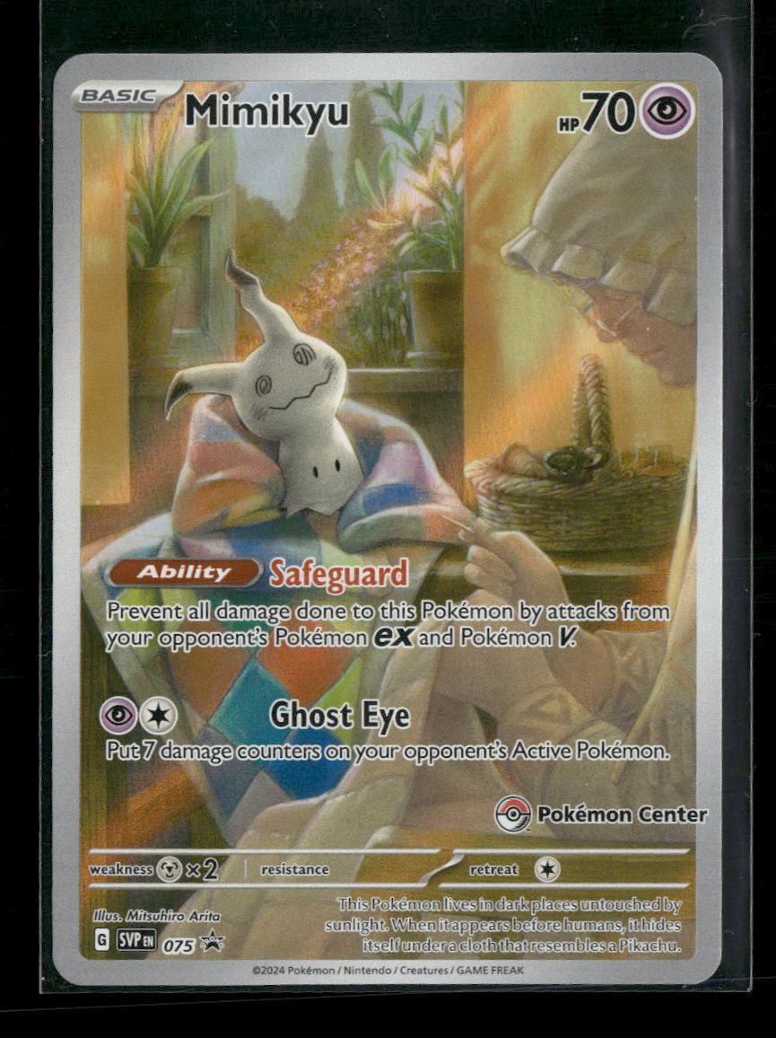 SV: Scarlet & Violet Promo Cards Mimikyu (Pokémon Center) #075