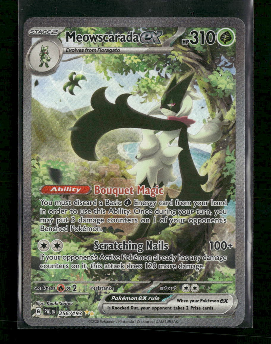 SV02: Paldea Evolved Meowscarada ex #256/193