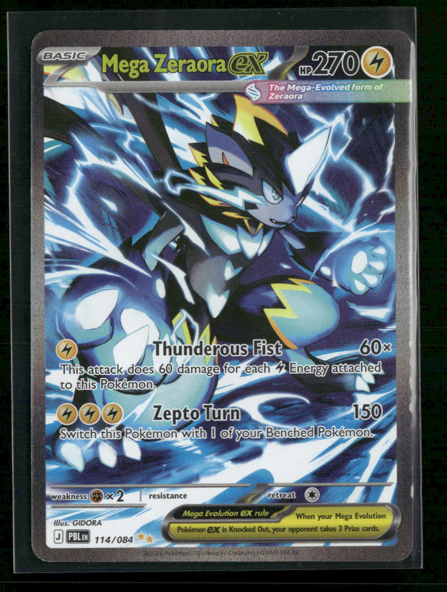 ME05: Pitch Black Mega Zeraora ex #114/084