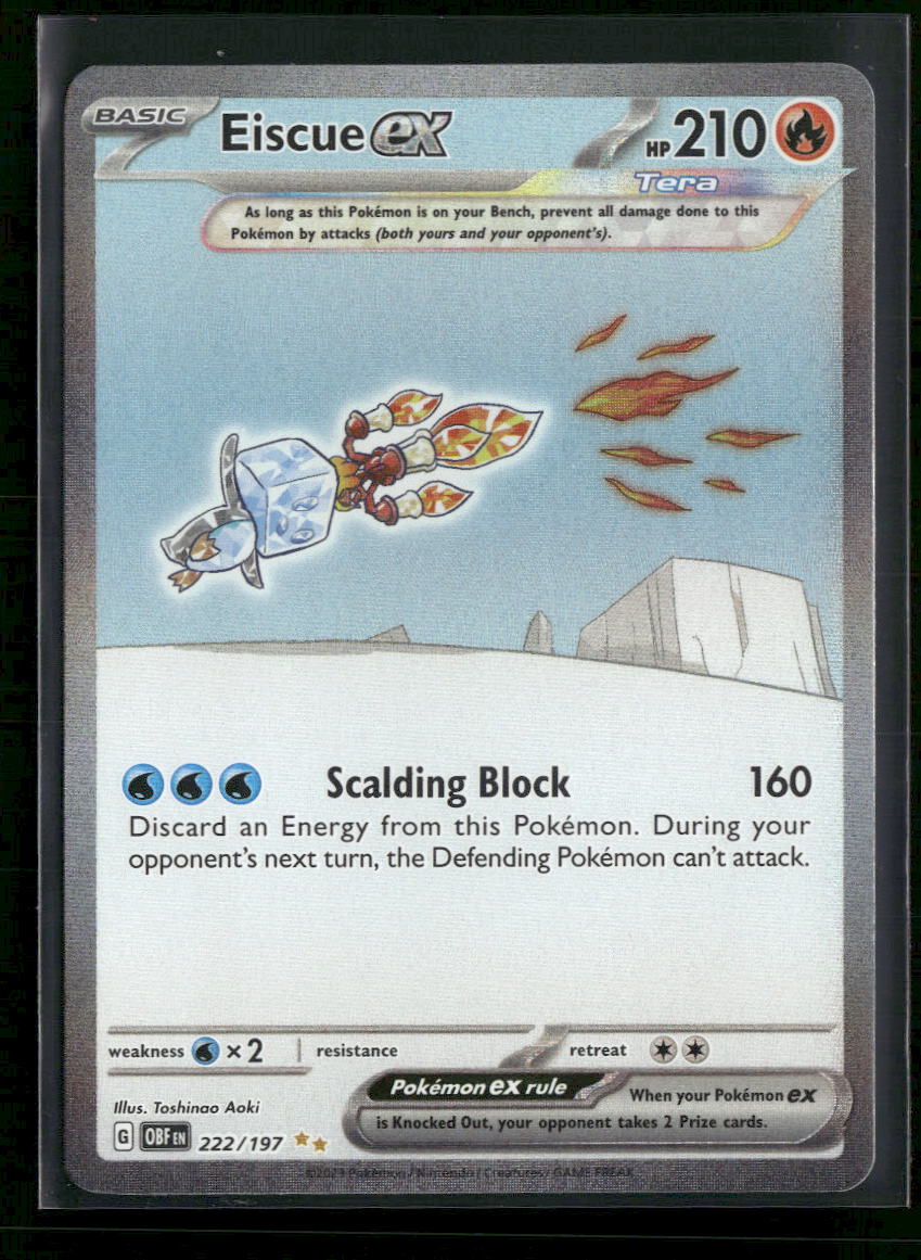 SV03: Obsidian Flames Eiscue ex #222/197