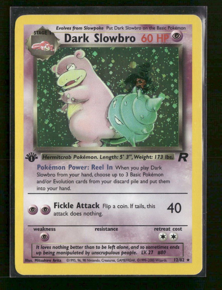 Team Rocket Dark Slowbro (12) #12/82