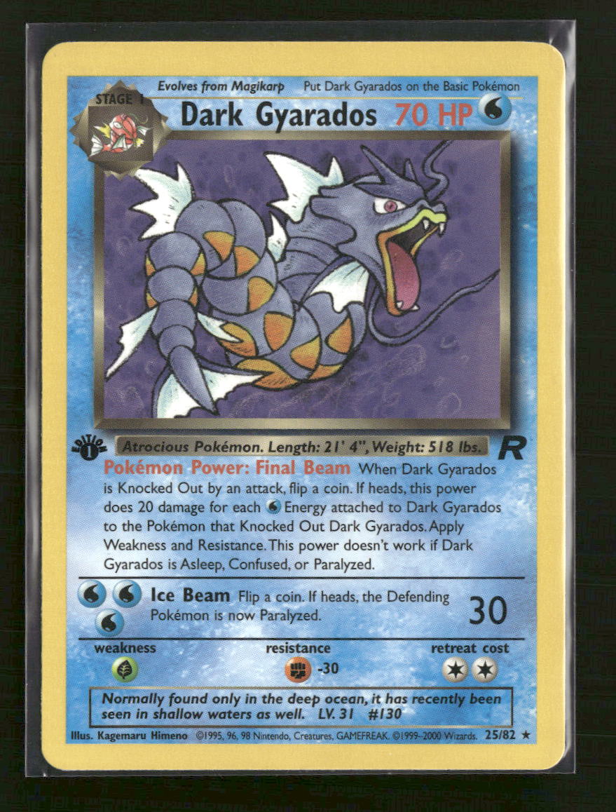 Team Rocket Dark Gyarados (25) #25/82
