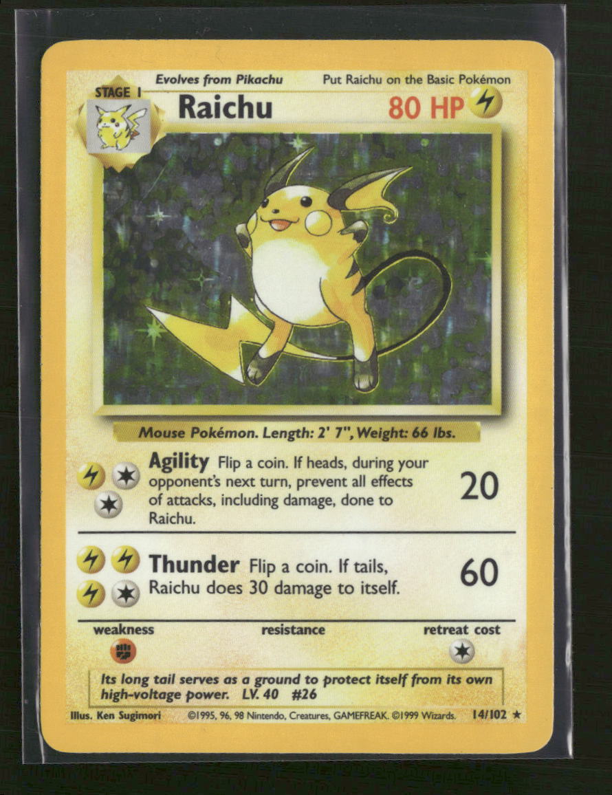 Base Set Raichu #014/102