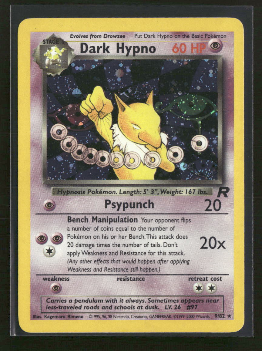 Team Rocket Dark Hypno (9) #09/82
