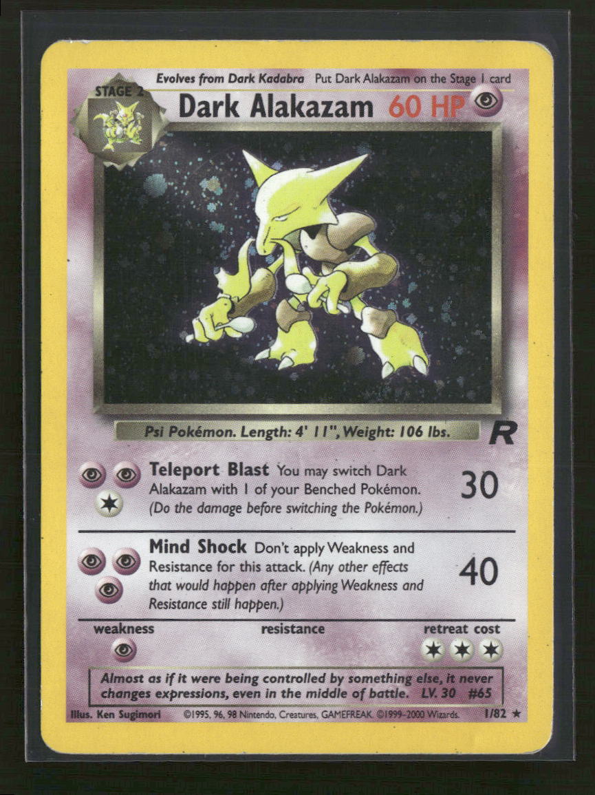 Team Rocket Dark Alakazam (1) #01/82