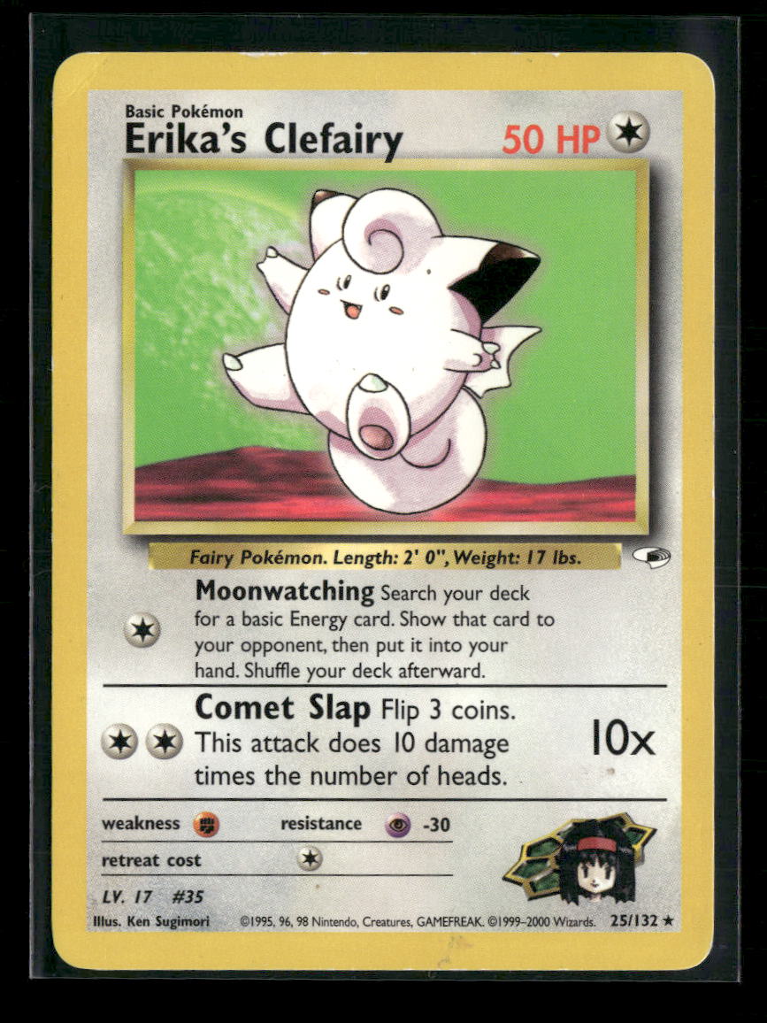 Gym Heroes Erika's Clefairy #025/132