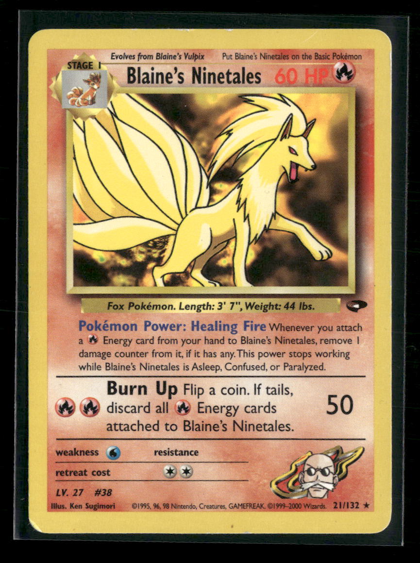 Gym Challenge Blaine's Ninetales #021/132