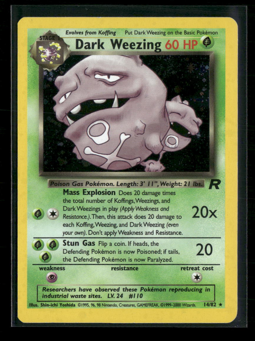 Team Rocket Dark Weezing (14) #14/82