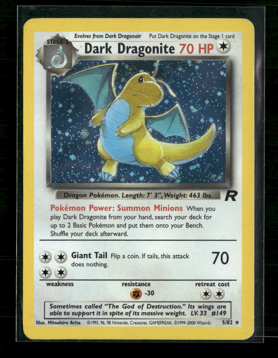 Team Rocket Dark Dragonite (5) #05/82