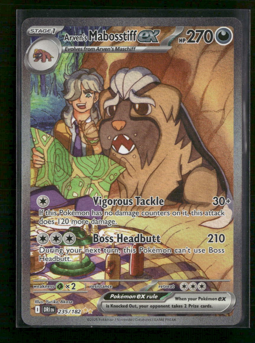 SV10: Destined Rivals Arven's Mabosstiff ex #235/182
