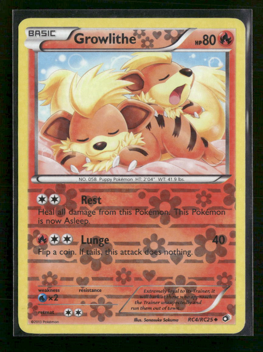 Legendary Treasures: Radiant Collection Growlithe #RC4/RC25