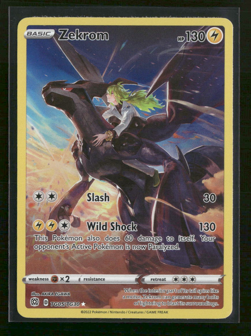 SWSH09: Brilliant Stars Trainer Gallery Zekrom #TG05/TG30