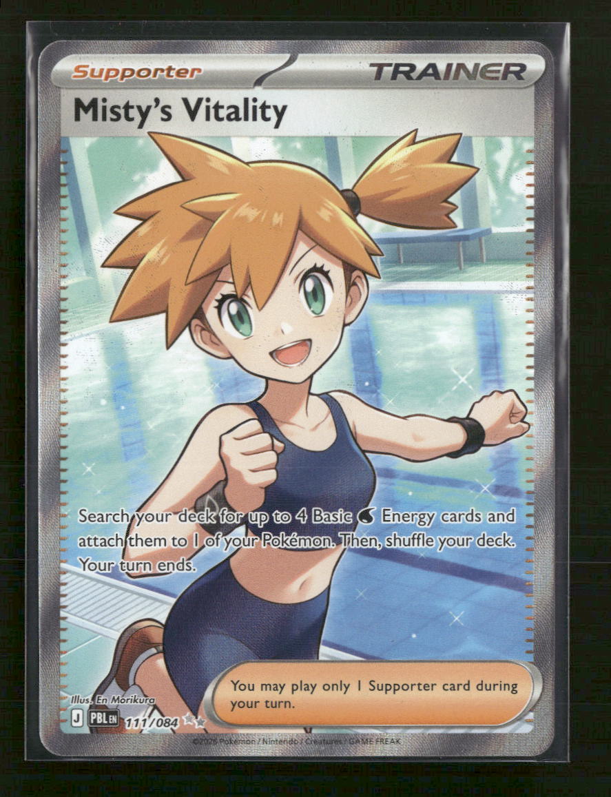 ME05: Pitch Black Misty's Vitality #111/084