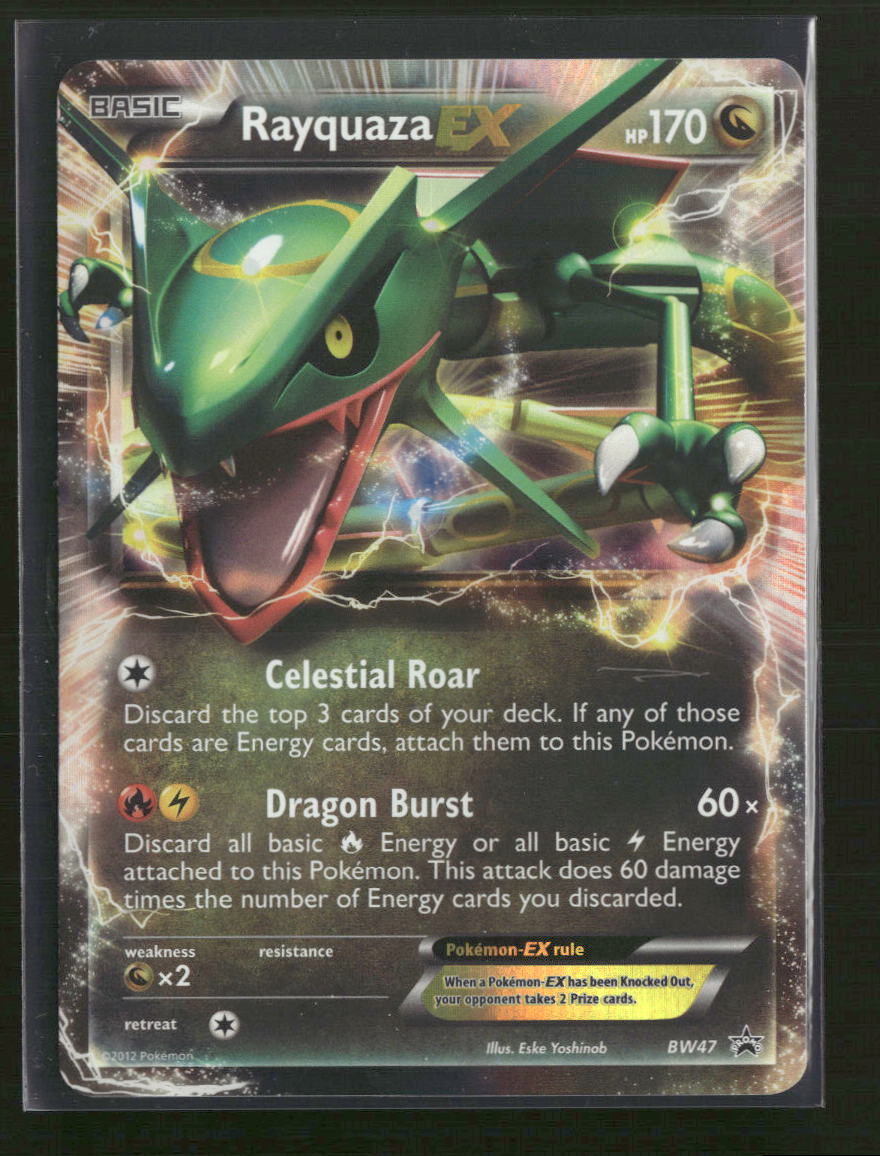 Black and White Promos Rayquaza EX -BW47 #BW47