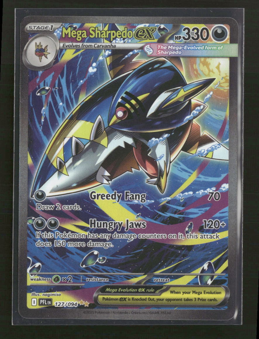 ME02: Phantasmal Flames Mega Sharpedo ex #127/094