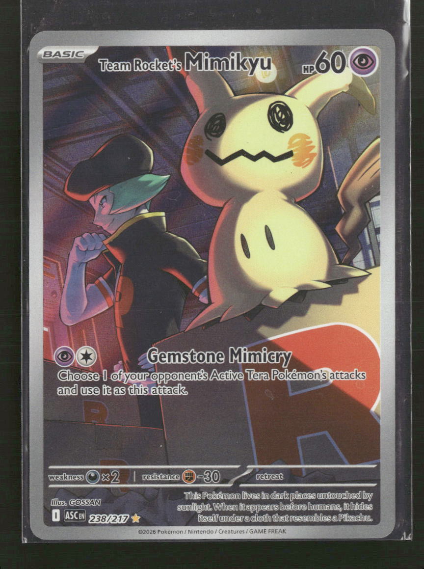 ME: Ascended Heroes Team Rocket's Mimikyu #238/217