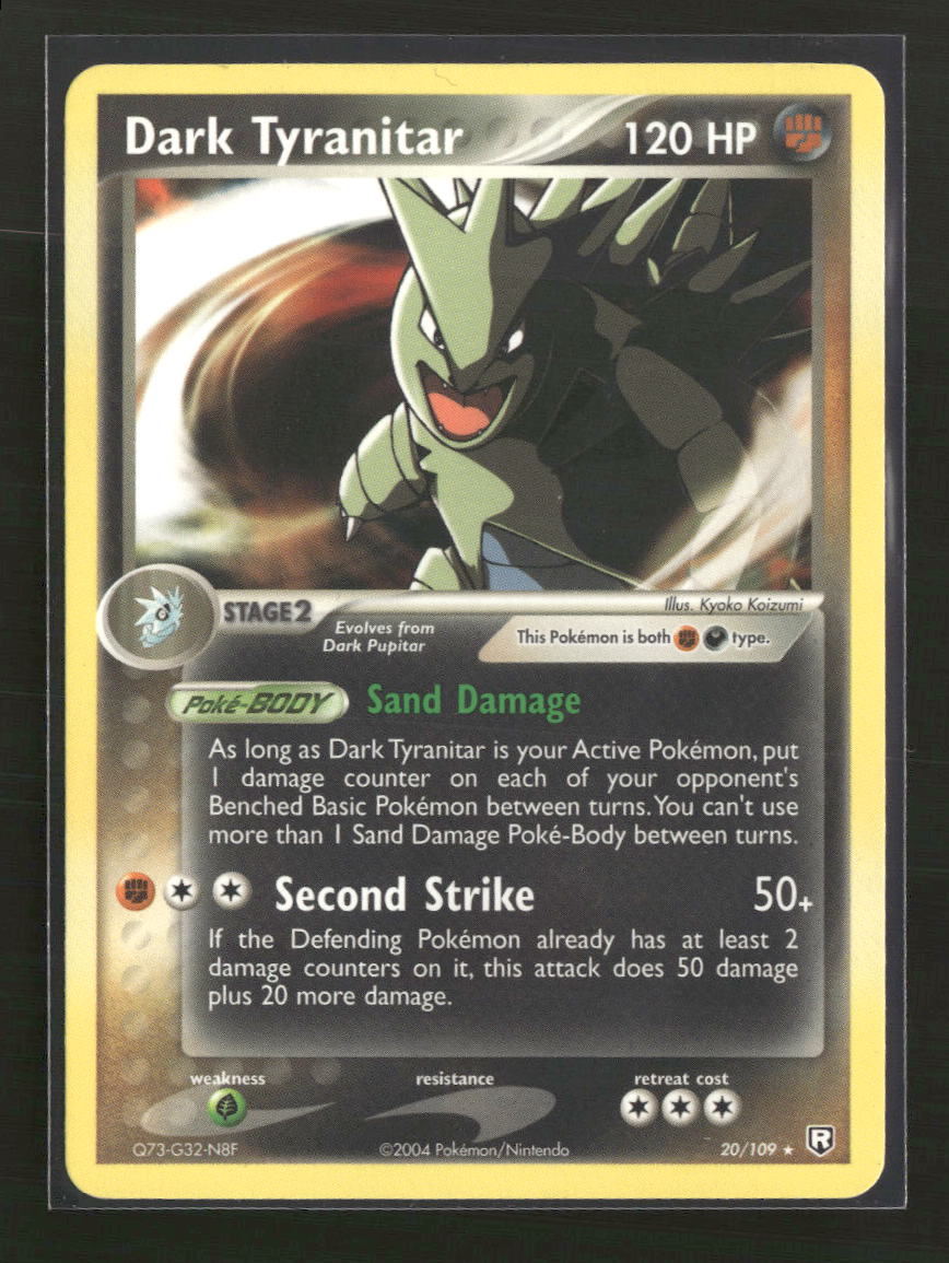 EX Team Rocket Returns Dark Tyranitar #20/109
