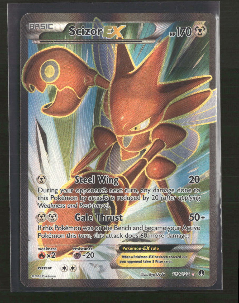 XY - BREAKpoint Scizor EX (Full Art) #119/122