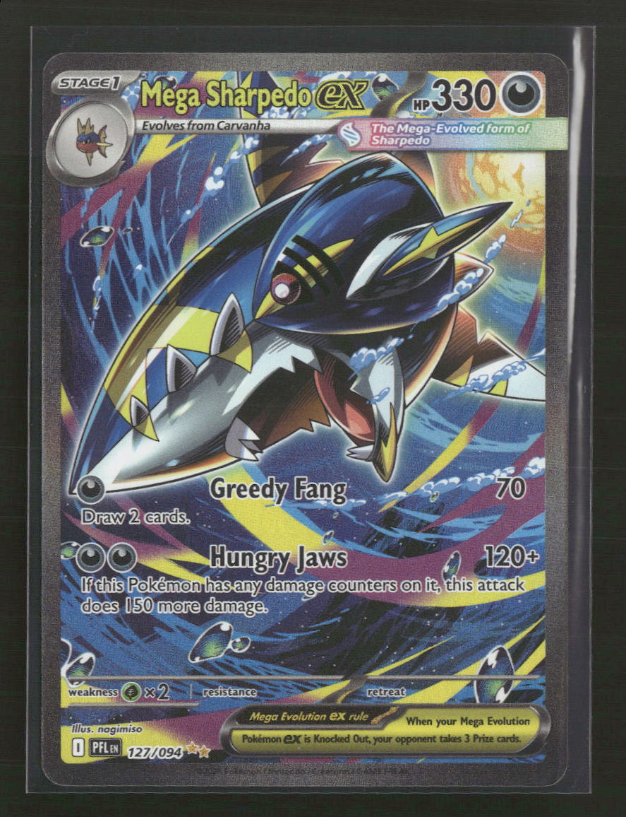 ME02: Phantasmal Flames Mega Sharpedo ex #127/094